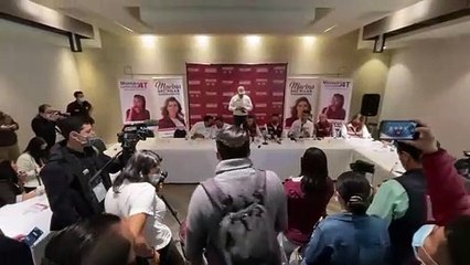 Marina del Pilar Avila Olmeda, candidata a la gubernatura, asegura la fuerte posición de Morena en el Estado.