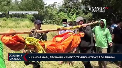 Hilang 4 Hari, Seorang Kakek Ditemukan Tewas di Sungai