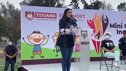 Alcaldesa de Tijuana Karla Ruiz presente en Miniolimpiada Incluyente 2021