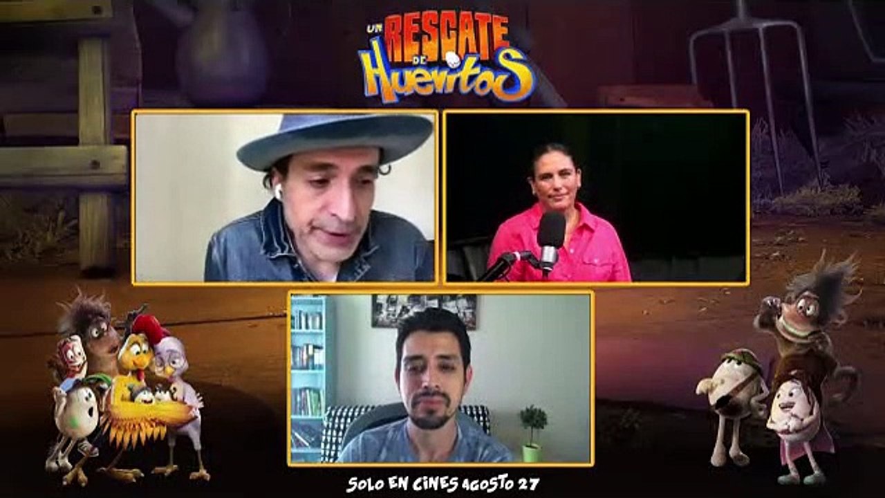 Entrevista Angélica Vale y Bruno Bichir "Un Rescate de Huevitos"