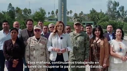 Autoridades en coordinación por la seguridad de todos en Baja California: Marina del Pilar