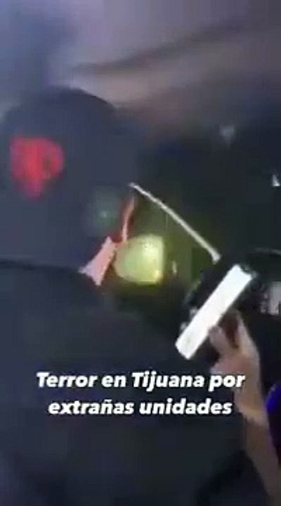 Extrañas unidades realizan retenes en la ciudad de Tijuana