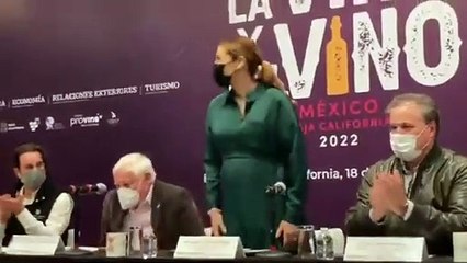 Gobernadora Marina del Pilar habla sobre Congreso Internacional Vitivinícola que se realizará en BC