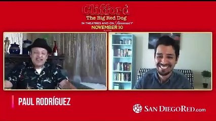 Entrevista a Paul Rodríguez / "Clifford: El Gran Perro Rojo".