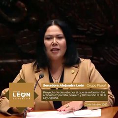 Senadora Alejandra León respalda reconocimiento de Derechos de las Mujeres en el Sector Agrario