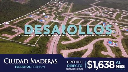 Ciudad Maderas ofrece terrenos premium de México en preventa