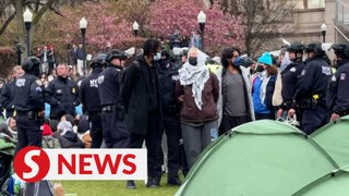 Police move against pro-Palestinian protest at New York's Columbia University