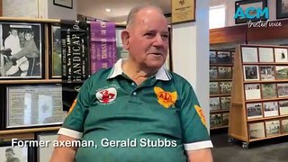 Retired Tasmanian axeman, Gerald Stubbs