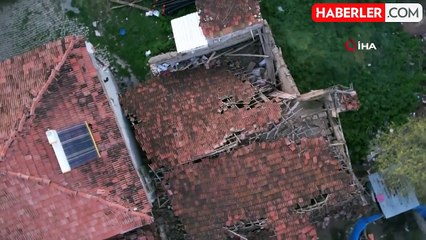 Tokat'ta korkutucu depremin izleri gün ağarınca ortaya çıktı