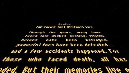Las muertes de Star Wars en 8 bits