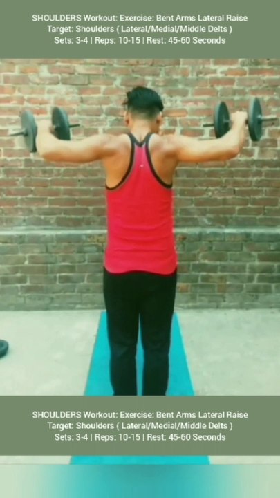 ❌ BENT ARM LATERAL RAISES ✔️ What's the best exercise for SHOULDERS? #heermlgangaputra #naturalbodybuilding