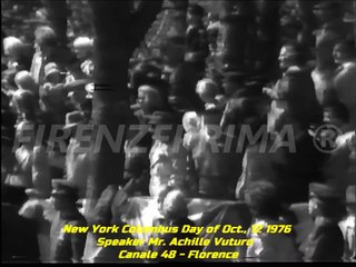 Columbus Day of Oct, 12 1976-  Canale 48 Florence