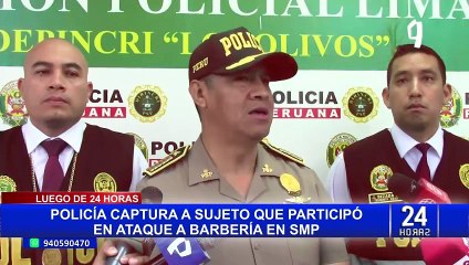 SMP: capturan a uno de los implicados en detonación de explosivo en barbería