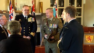 Private Patrick Halley receives retrospective service award in Hobart, 53 years after returning from the Vietnam War