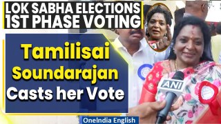 Lok Sabha Elections 2024: BJP Candidate Tamilisai Soundarajan Casts Vote in Chennai | Oneindia News