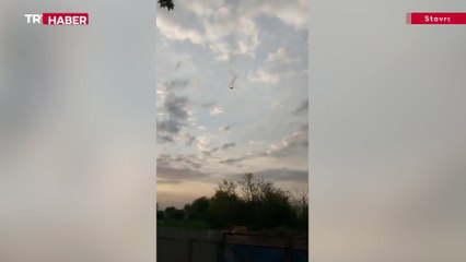 Rusya'da bombardıman uçağı düştü