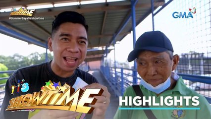 It's Showtime: Teddy, nag-abot ng tulong sa mga senior citizen! | Karaokids