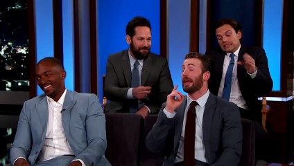 Capitán América: Civil War - Entrevista con Jimmy Kimmel