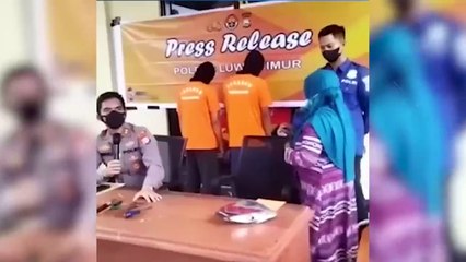 Narapidana Ditangkap Mau Di Penjara , Malah Ngelawak Di Didepan Polisi & Wartawan