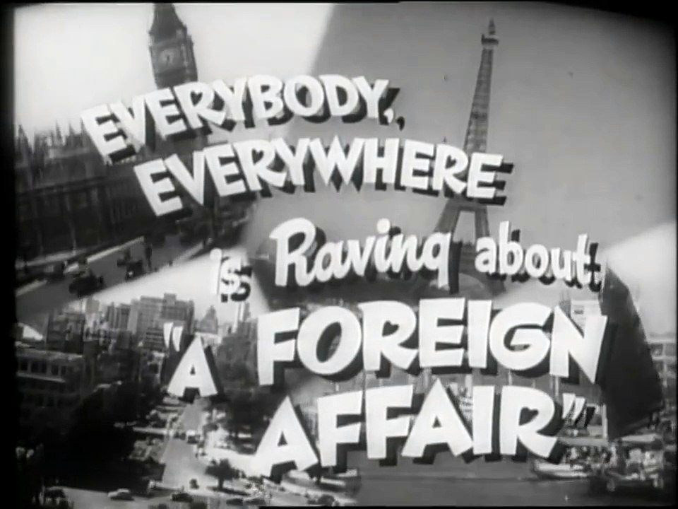 A Foreign Affair - Trailer en inglés