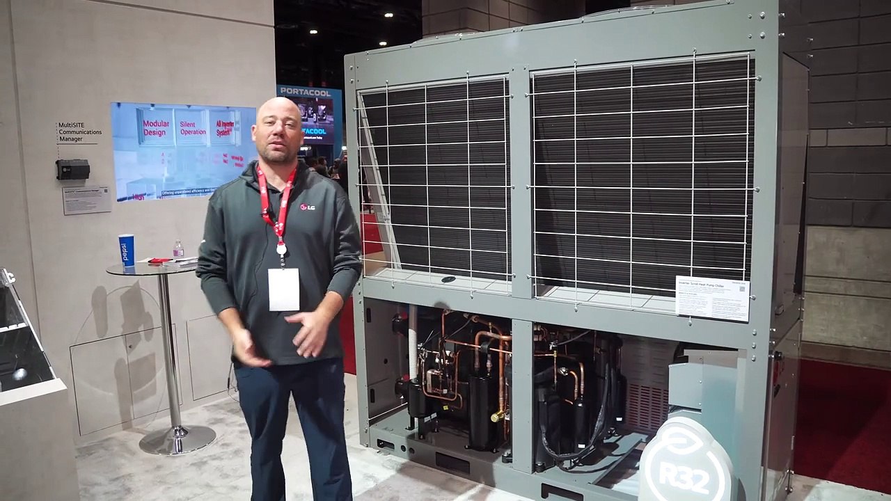 LG Electrics - Air-cooled Inverter Scroll Chiller - AHR Expo 2024
