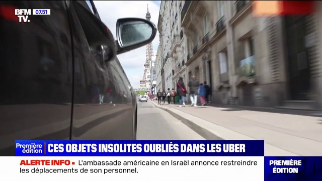 Uber dévoile le classement des objets les plus insolites oubliés par ses clients dans les voitures