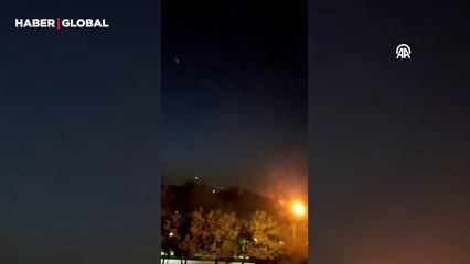 İsfahan'da şiddetli patlama sesleri duyuldu