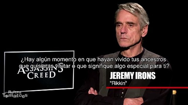 Assassin's Creed: Entrevista con Jeremy Irons - Ser políticamente correcto