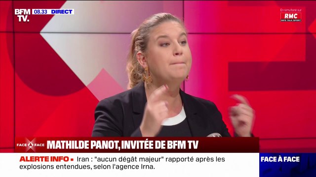 Iran/Israël: C'est la grande peur que nous avons, c'est que l'escalade mène à la guerre régionale indique Mathilde Panot, présidente du groupe LFI à l'Assemblée nationale