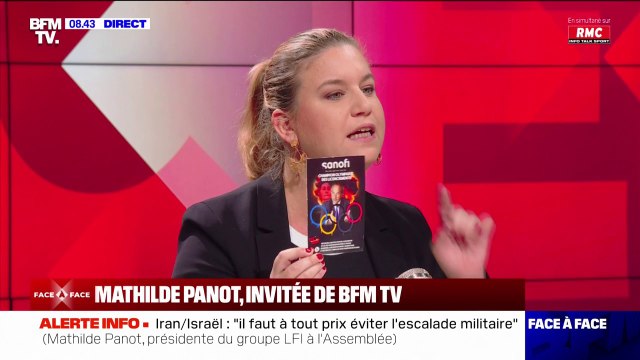 Les champions des licenciements : Mathilde Panot dénonce les 10.000 postes supprimés depuis 2018 chez Sanofi en France