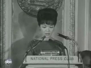 Madame Nhu interview National Press Club (October 18th 1963) pt2 (video/sound)