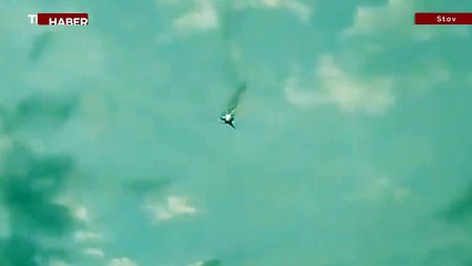 Rusya'da bombardıman uçağı düştü