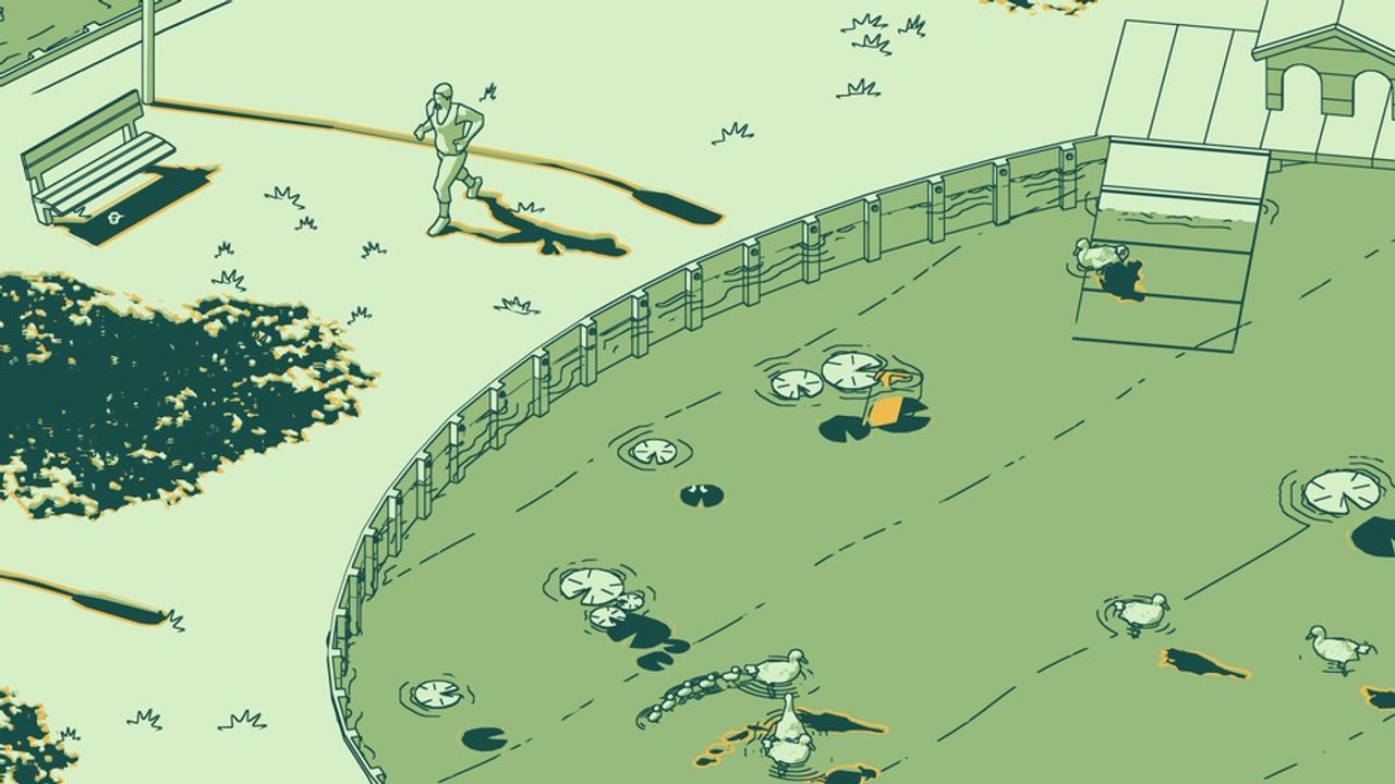 Eine 'Schattenhüpf-Mechanik' wie in diesem ungewöhnlichen Spiel haben wir noch nie gesehen