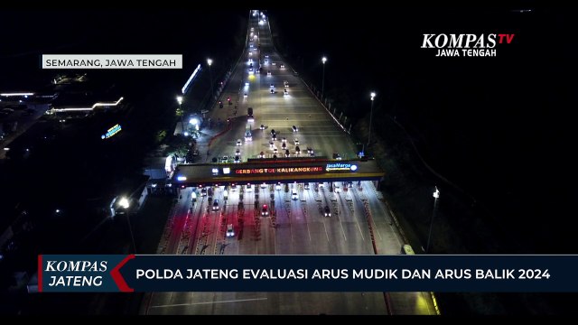 Polda Jateng Evaluasi Arus Mudik dan Arus Balik Lebaran 2024