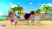 Plaj Şarkısı ️ Plajda Bir Gün Çizgi Film _ Bebek Şarkıları