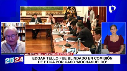 Walter Albán sobre el Congreso: “Es la degradación de la política peruana”