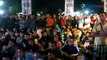 Momen Antusias Warga Nobar Timnas Indonesia U-23 di Alun-alun Pancasila Kebumen