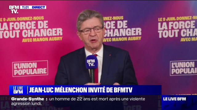 La première étape, c'est un cessez-le-feu à Gaza : Jean-Luc Mélenchon réagit aux tensions entre Israël et l'Iran