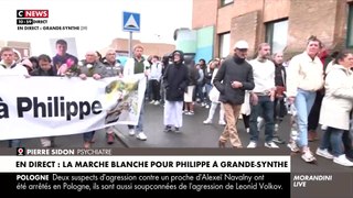 Nord: Regardez les images de la marche blanche organisée ce matin à Grande-Synthe en hommage à Philippe, 22 ans, mort après avoir été violemment agressé - VIDEO
