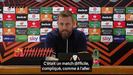 De Rossi heureux de voir les siens se qualifier comme "une vraie équipe"