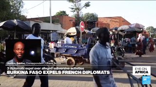 Burkina Faso expels 3 French diplomats over alleged subversive activities