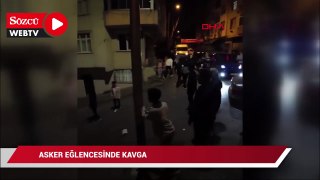 Gaziosmanpaşa'da asker eğlencesinde kavga