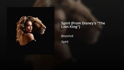 Spirit - Beyoncé El Rey León