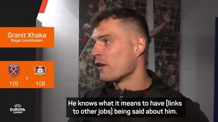 Xhaka delighted to see Alonso commit to Leverkusen