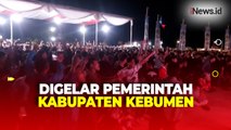 Dihadiri Bupati Kebumen, Serunya Nobar  Timnas Indonesia U-23 di Alun-alun Pancasila