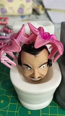 skibidi toilet kẹp tóc hoa sứ xinh quá