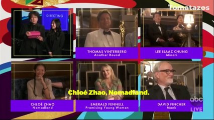 Oscar 2021: Chloe Zhao gana Mejor Dirección por Nomadland