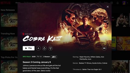 Cobra Kai 3 - Anuncio de estreno