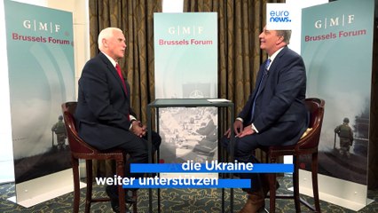 Mike Pence im Euronews-Interview: USA werden die Ukraine weiter unterstützen
