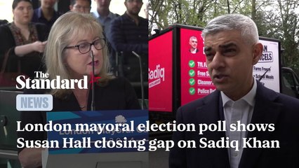 Download Video: London Mayoral Election Poll Shows Susan Hall Closing Gap On Sadiq Khan